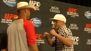 MMA MELTDOWN  UFC 178: Donald Cerrone versus Eddie Alvarez Fight Staredown