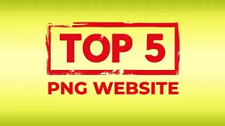 How To Download Free Anything in PNG   Top 5 Websites For Designer's