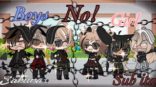 ~•NO•~Boys and Girls Version || Gacha Life || Sub ita || {inspired by Wolfie}•~