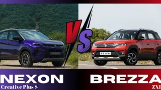2024 Tata Nexon Facelift Vs Maruti Brezza - Which is Better?
