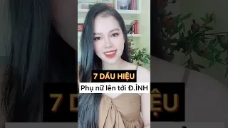 7 Dấu hiệu phụ nữ LÊN ĐỈNH | Thanh Hương Official #Shorts