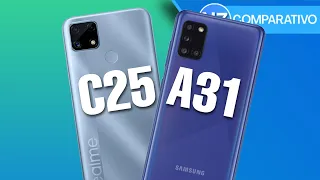 Realme C25 VS Samsung Galaxy A31  | Comparativo