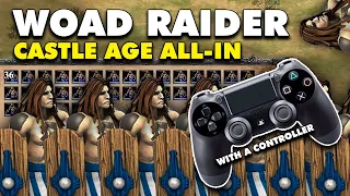 How Good Are Woad Raiders In Castle Age?! (Controller Player vs 1450)