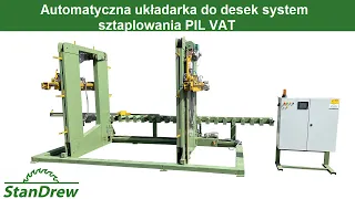 Automatyczna układarka do desek system sztaplowania PIL VAT - StanDrew maszyny stolarskie