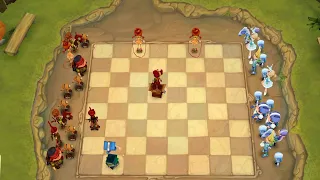 Toon clash chess I Master level Black gameplay    I Two incredible Queen !!!