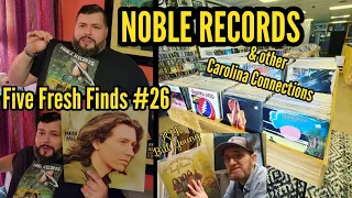 Vinyl Community: 5 Fresh Finds #26 Noble Records, Carolina Connections, Psych Scores, ❤️ for Bill