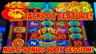 Jackpot Feature - Fu Dia Lian Lian - 400X Multi Bonus Super Session!