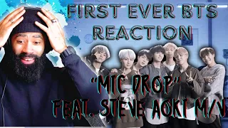 First Ever Reaction to BTS - "Mic Drop" feat. Steve Aoki (M/V)