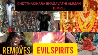 Chotthanikara BHAGAVATHY Amma temple nighttime 💀Removing EVIL Spirits👻👻😥 (ghost)#kerala#ghost#temple