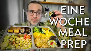 MEAL PREP für die Arbeit - eine Woche gesund essen