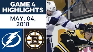 NHL Highlights | Lightning vs. Bruins, Game 4 - May 04, 2018