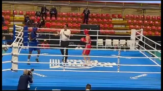 Lightw-60Kg ANATU MOHAMMED lost to her ROMANIA opponent in round 1 when the Referee Stopped Contest