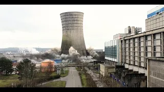 Foudroyage de la "TAR 5" sur la centrale Emile Huchet de Saint-Avold