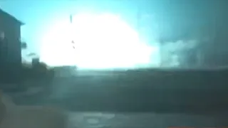 Съемка удара российской ракеты по Дружковке 3 января