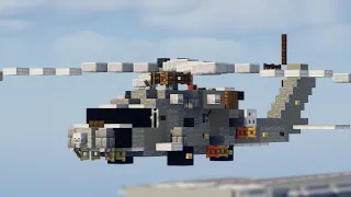 Minecraft SH-60 Seahawk Helicopter Tutorial