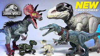 NEW CARNIVORES! Jurassic World Ultimasaurus, Baryonyx, T-Rex, Indominus Rex, Indoraptor, Carnotaurus