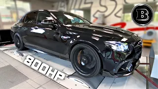 BRABUS 800 Mercedes AMG E63 S Doing LOUD DYNO PULLS 💥 |  800HP 4.0 V8 Bi-Turbo Sounds!