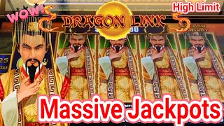 ⚠️Omg!! Massive Jackpots in Dragon Link Happy & Prosperous Slot | High Limit Ep1_4