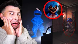 SONIC.EXE, COOKIE MONSTER, EVIL ELMO, LONG HORSE, SIREN HEAD & MORE MONSTERS SPOTTED IN REAL LIFE!