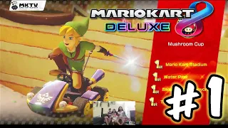 Mario Kart 8 Deluxe - Gameplay Part 1 | 3-Players | Grand Prix | Mushroom Cup | Games for the Family