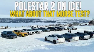 Polestar 2 Arctic Experience - Driving on Ice Track