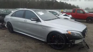 AMG S CLASS MERCEDES BENZ SELLING AT THE AUCTION! *COPART WALK AROUND*