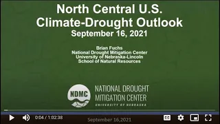 North Central U S  Climate and Drought Summary and Outlook