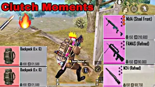 Hardest Clutch 1 VS 4 FiGht Moments In Pubg Mobile Metro Royale Mode Gameplay