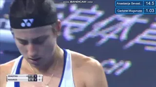 Севастова Vs Мугуруса! Тай брейк! WTA