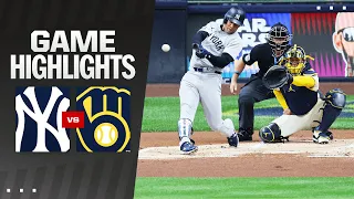 Yankees vs. Brewers Game Highlights (4/28/24) | MLB Highlights