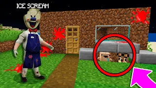 TROLLÉ y ¡ME ESCONDI DE ICE SCREAM 😂 Bebe Noob EL ESCONDITE en MINECRAFT