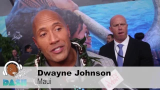 Disney's MOANA premiere - Voice of "Maui", DWAYNE "THE ROCK" JOHNSON