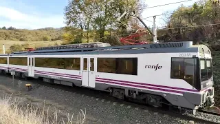 Trenes Renfe Mercancías y Pasajeros en Artomaña (Araba) 5/12/2022