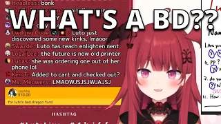 Chat breaks Luto with their Bad Dragon review superchats [PRISM project/Vtuber]