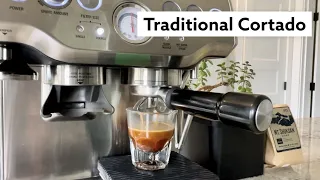 How To Make A Cortado At Home Using A Breville Barista Express