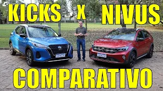 Nissan Kicks Exclusive x Volkswagen Nivus Highline - Comparativo completo