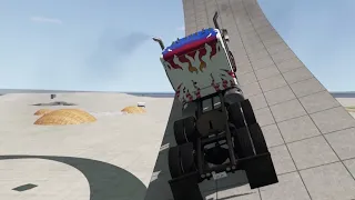 INCREDIBLE STUNTS & JUMP FAILS #1 | BeamNG GO