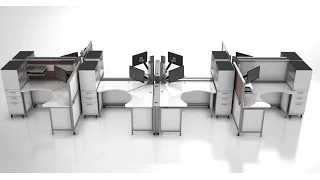 3D animation Modular Furniture