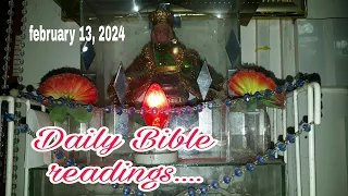 Daily bible readings on february 13, 2024. @DailyBible-my6ny