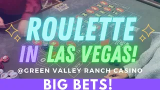 BIG BETS! I PLAYED NICKELS?! 🤍 ROULETTE IN LAS VEGAS AT GREEN VALLEY RANCH CASINO!