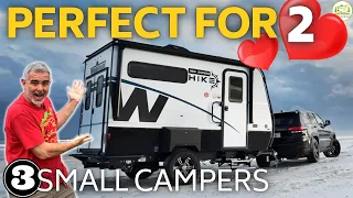 3 Small Travel Trailers with Bathrooms for Couples