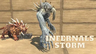 Infernals storm the big mountain | Animal Revolt Battle Simulator - ARBS