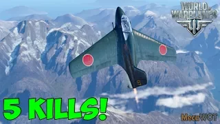 World of Warplanes | Mitsubishi J8M Shusui | 5 KILLS - Replay Gameplay 1080p 60 fps