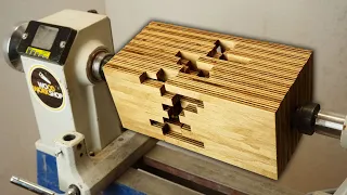 Woodturning - Plywood Tetris