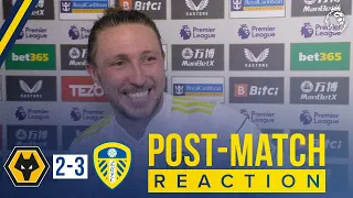 “I tried to do the Robbie Keane!” 😂 | Luke Ayling on amazing winner | Wolves 2-3 Leeds United