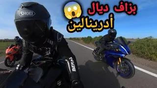 فاش كتخرج مع صحابك هارب ليهم😂 أدرينالين وسط الطريق السريع🔥