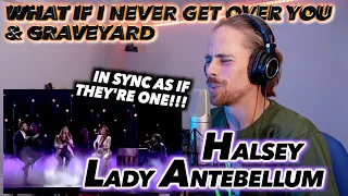 Lady Antebellum ft Halsey - What If I Never Get Over You / Graveyard FIRST REACTION! (livestream)