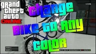 GTA V Online - Easily Change Scorcher to ANY Color! (After 1.09)