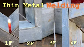 1F-4F Thin Metal welding For beginners that you should know👨‍🏭#welding #welder