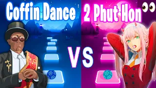 Coffin Dance Song VS Phao 2 Phut Hon TikTok Song - Tiles Hop Edm RUSH! TRZ